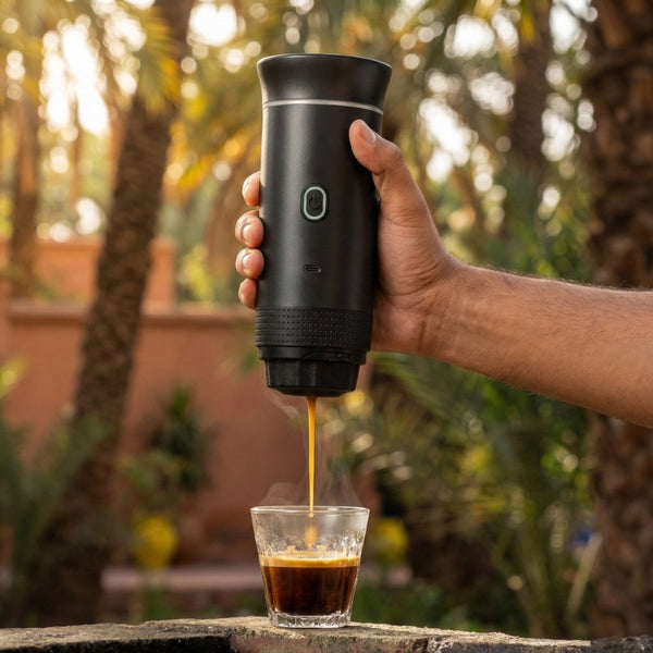 Machine à expresso portable pour capsules et café en poudre