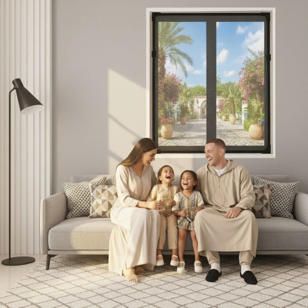 ستارة واقية من الحشرات والغبار - مقاس 2متر × 1.5متر