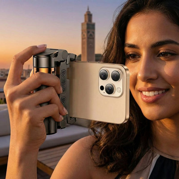 قبضة تصوير احترافية 3 في 1 – عصا سيلفي وتريبود مدمج