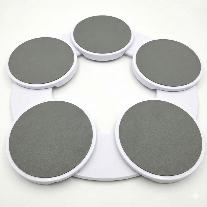 منصة تقديم الطعام الدوارة القابلة للتعديل