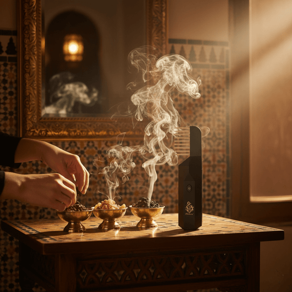 مشط البخور 2 في 1 للشعر